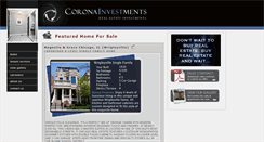 Desktop Screenshot of coronainvestments.com